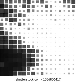Abstract halftone background pattern. Monochrome geometric vector line illustration