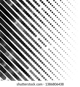 Abstract halftone background pattern. Monochrome geometric vector line illustration