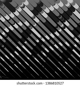Abstract halftone background pattern. Monochrome geometric vector line illustration