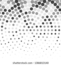 Abstract halftone background pattern. Monochrome geometric vector line illustration