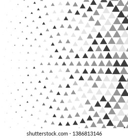Abstract halftone background pattern. Monochrome geometric vector line illustration