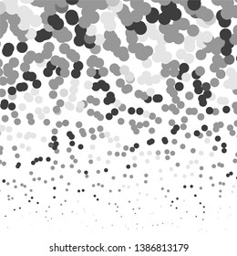 Abstract halftone background pattern. Monochrome geometric vector line illustration