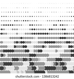 Abstract halftone background pattern. Monochrome geometric vector line illustration