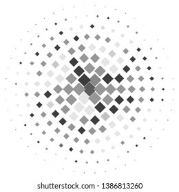Abstract halftone background pattern. Monochrome geometric vector line illustration