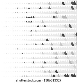 Abstract halftone background pattern. Monochrome geometric vector line illustration