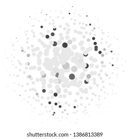 Abstract halftone background pattern. Monochrome geometric vector line illustration