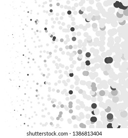Abstract halftone background pattern. Monochrome geometric vector line illustration