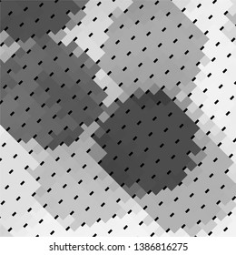 Abstract halftone background pattern. Monochrome geometric vector line illustration