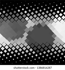 Abstract halftone background pattern. Monochrome geometric vector line illustration