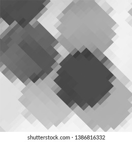 Abstract halftone background pattern. Monochrome geometric vector line illustration