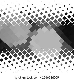 Abstract halftone background pattern. Monochrome geometric vector line illustration