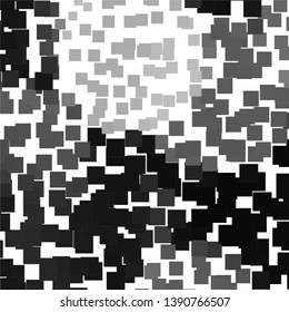 Abstract halftone background pattern. Monochrome geometric vector line illustration