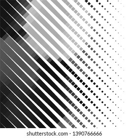 Abstract halftone background pattern. Monochrome geometric vector line illustration