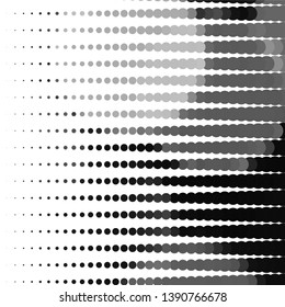 Abstract halftone background pattern. Monochrome geometric vector line illustration