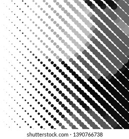 Abstract halftone background pattern. Monochrome geometric vector line illustration