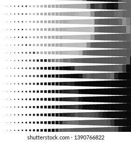 Abstract halftone background pattern. Monochrome geometric vector line illustration
