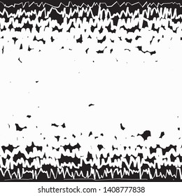 Abstract halftone background pattern. Monochrome geometric vector line illustration