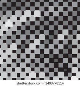 Abstract halftone background pattern. Monochrome geometric vector line illustration