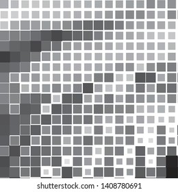 Abstract halftone background pattern. Monochrome geometric vector line illustration