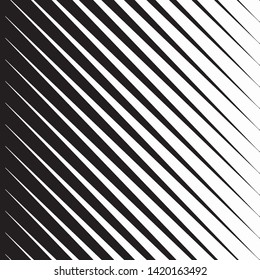Abstract halftone background pattern. Monochrome geometric vector line illustration