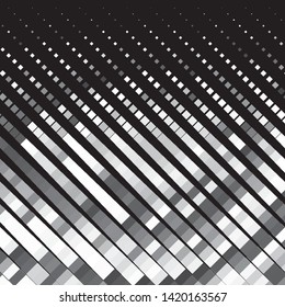 Abstract halftone background pattern. Monochrome geometric vector line illustration