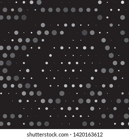 Abstract halftone background pattern. Monochrome geometric vector line illustration