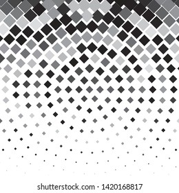 Abstract halftone background pattern. Monochrome geometric vector line illustration