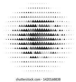 Abstract halftone background pattern. Monochrome geometric vector line illustration