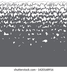 Abstract halftone background pattern. Monochrome geometric vector line illustration