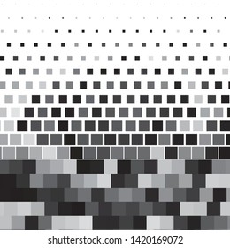 Abstract halftone background pattern. Monochrome geometric vector line illustration