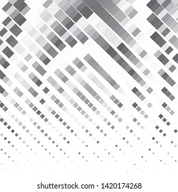 Abstract halftone background pattern. Monochrome geometric vector line illustration