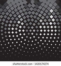 Abstract halftone background pattern. Monochrome geometric vector line illustration