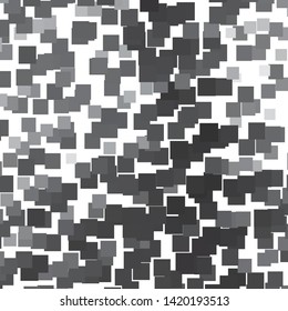 Abstract halftone background pattern. Monochrome geometric vector line illustration