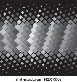 Abstract halftone background pattern. Monochrome geometric vector line illustration
