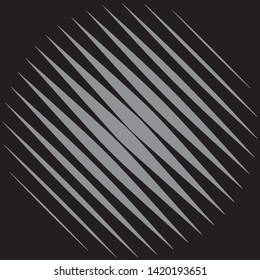 Abstract halftone background pattern. Monochrome geometric vector line illustration
