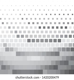 Abstract halftone background pattern. Monochrome geometric vector line illustration