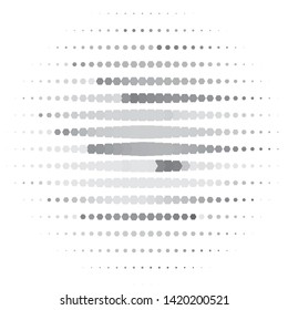 Abstract halftone background pattern. Monochrome geometric vector line illustration
