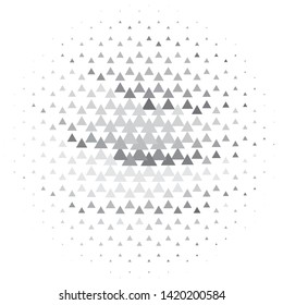Abstract halftone background pattern. Monochrome geometric vector line illustration