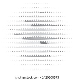 Abstract halftone background pattern. Monochrome geometric vector line illustration