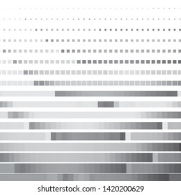 Abstract halftone background pattern. Monochrome geometric vector line illustration