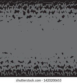 Abstract halftone background pattern. Monochrome geometric vector line illustration