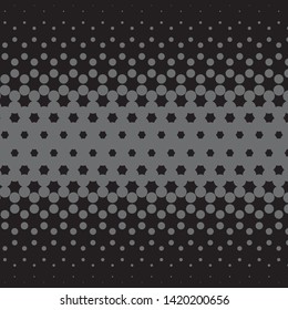 Abstract halftone background pattern. Monochrome geometric vector line illustration