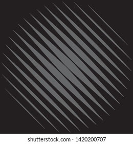 Abstract halftone background pattern. Monochrome geometric vector line illustration