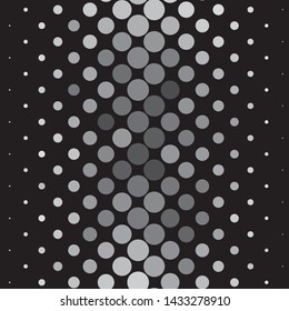 Abstract halftone background pattern. Monochrome geometric vector line illustration