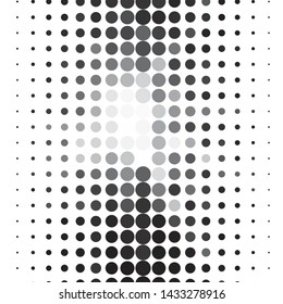Abstract halftone background pattern. Monochrome geometric vector line illustration