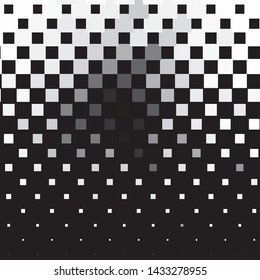 Abstract halftone background pattern. Monochrome geometric vector line illustration