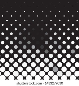 Abstract halftone background pattern. Monochrome geometric vector line illustration