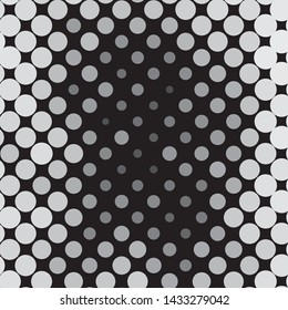 Abstract halftone background pattern. Monochrome geometric vector line illustration