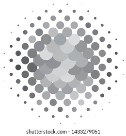 Abstract halftone background pattern. Monochrome geometric vector line illustration