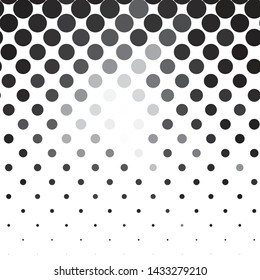 Abstract halftone background pattern. Monochrome geometric vector line illustration